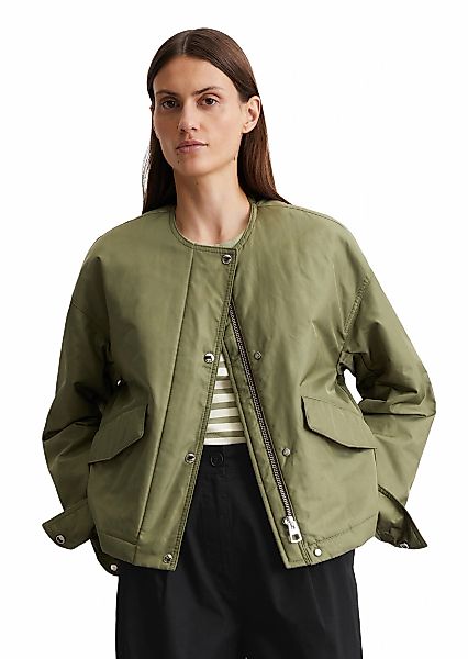 Marc OPolo Outdoorjacke "aus recyceltem Polyester-Twill" ohne Kapuze günstig online kaufen