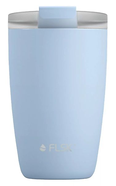 FLSK CUP Coffee to go-Becher Sky Blau Isolierbecher 350 ml günstig online kaufen
