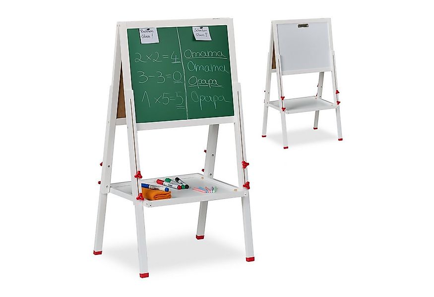 relaxdays Standtafel Kinderstandtafel mit Whiteboard, (1-tlg) günstig online kaufen