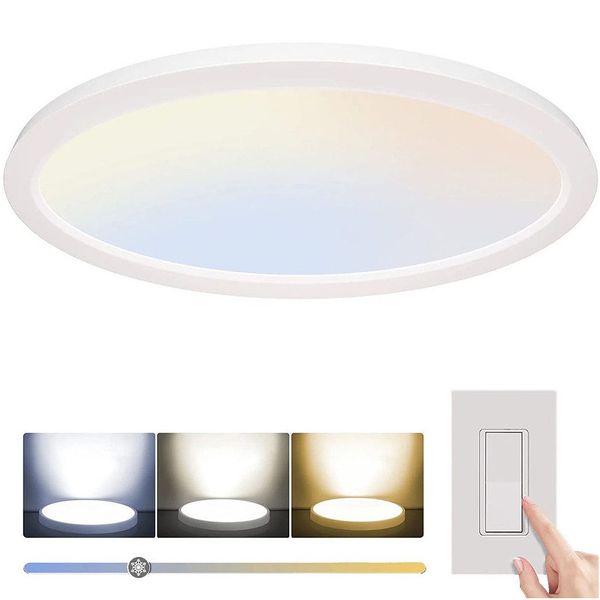 Sunicol Deckenleuchten Rund Panel Ultraflach LED günstig online kaufen