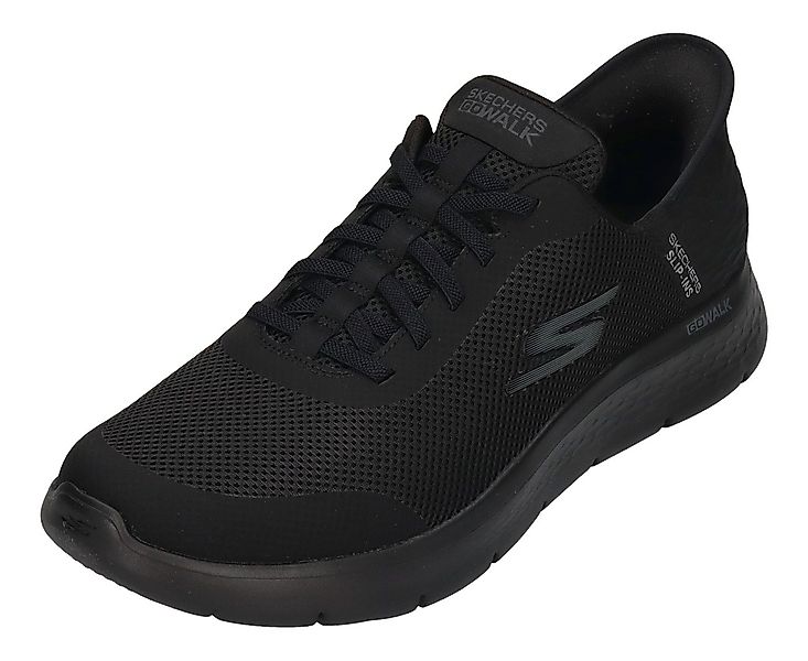Skechers GO WALK FLEX HANDS UP 216324 Sneaker Black Black günstig online kaufen