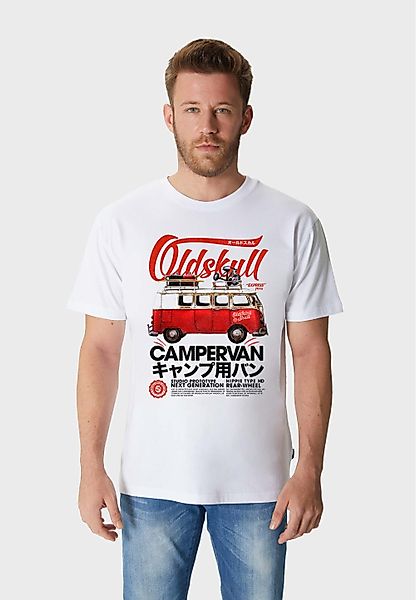 Oldskull T-Shirt RETRO URBAN CAMPER (1-tlg) günstig online kaufen