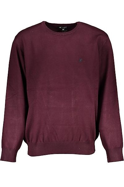 U.S. GRAND POLO Strickpullover Oversize Herren T-Shirt Rot mit Stickerei & günstig online kaufen