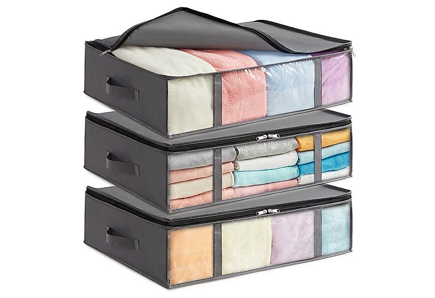 Lifewit Aufbewahrungsdose Faltbare Unterbettkommode Aufbewahrungstasche Sto günstig online kaufen