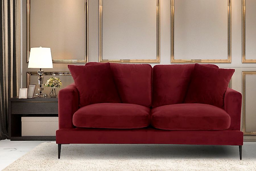Home affaire 2-Sitzer "Cozy elegantes Designsofa, Maße B/T/H: 151/97/80 cm" günstig online kaufen
