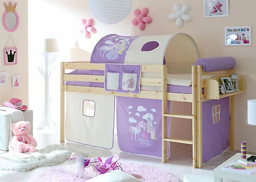 Ticaa Hochbett "Malte" mit Rollrost und in verschiedenen Ausführungen wahlw günstig online kaufen