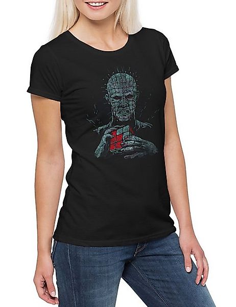 Urban Backwoods Print-Shirt Cenobite Cuber Damen T-Shirt Zauberwürfel Speed günstig online kaufen