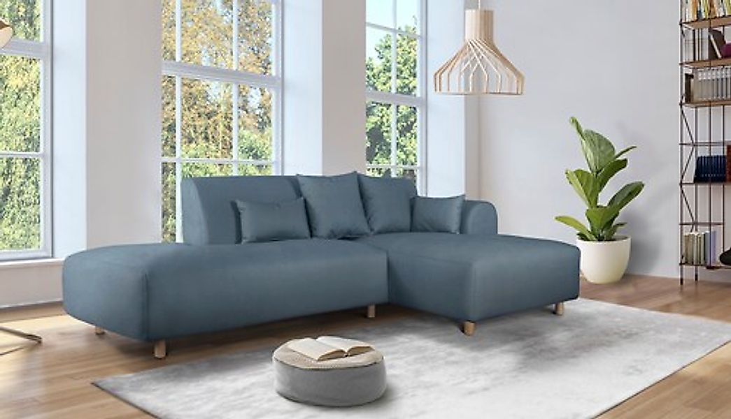 andas Ecksofa "Svennis L-Form", incl. Zierkissen, in 2 Bezugsvarianten günstig online kaufen