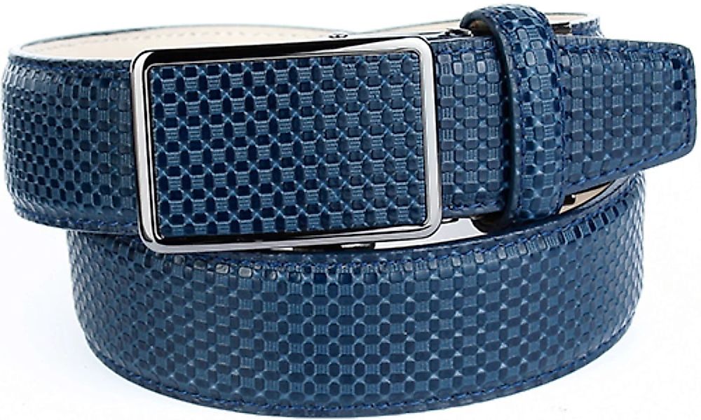 Anthoni Crown Gürtel blau 37KR80 günstig online kaufen