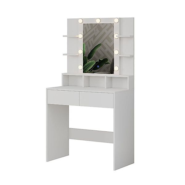 Vicco Schminktisch Taylor, Weiß, 80 cm günstig online kaufen