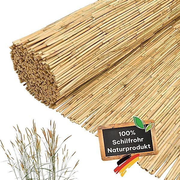 Coradoma Sichtschutzzaunmatten Schilfrohrmatte Sichtschutz Zaun für günstig online kaufen