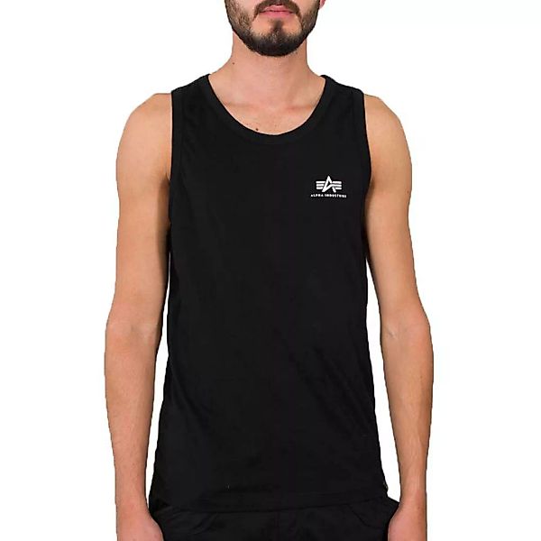 Alpha Industries Small Logo Ärmelloses T-shirt XS Black günstig online kaufen