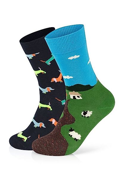 Happy Socks Basicsocken 2-Pack Little House On The Moorland-Puppy Love gekä günstig online kaufen