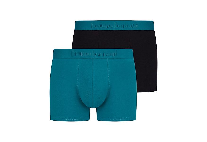 Bruno Banani Boxer Flowing (2er Pack) mit kontrastreichem Logobund günstig online kaufen