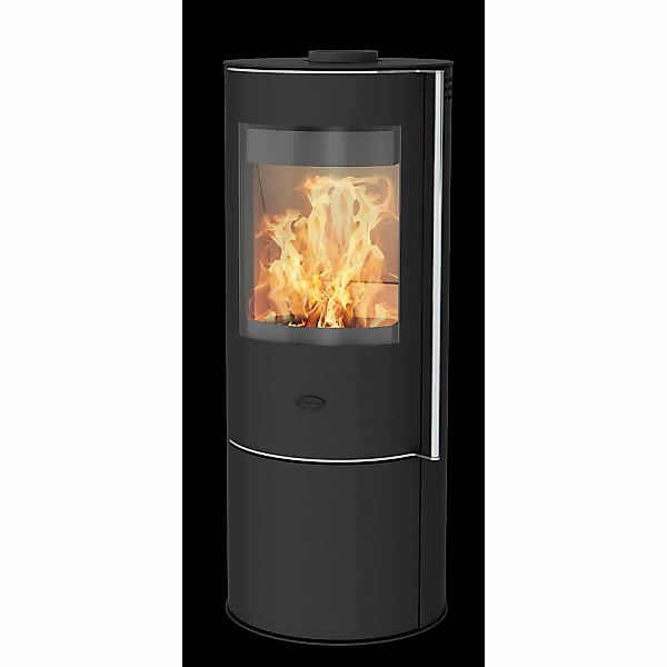 Fireplace Isola Kaminofen Stahl Schwarz 6 kW mit Automatik günstig online kaufen