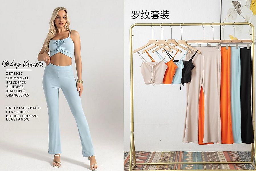 COFI 1453 Leggings Damen Gym Fitness Outfit Jogging Sport Set Frauen Yoga F günstig online kaufen