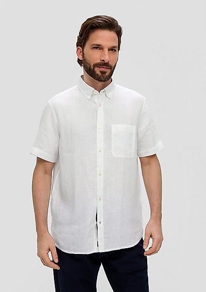 s.Oliver Kurzarmhemd Hemd Kurzarmhemd aus Leinen günstig online kaufen