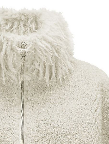 Milestone Fellimitatjacke MSRaya Damen Kunstfelljacke Übergangsjacke Metall günstig online kaufen