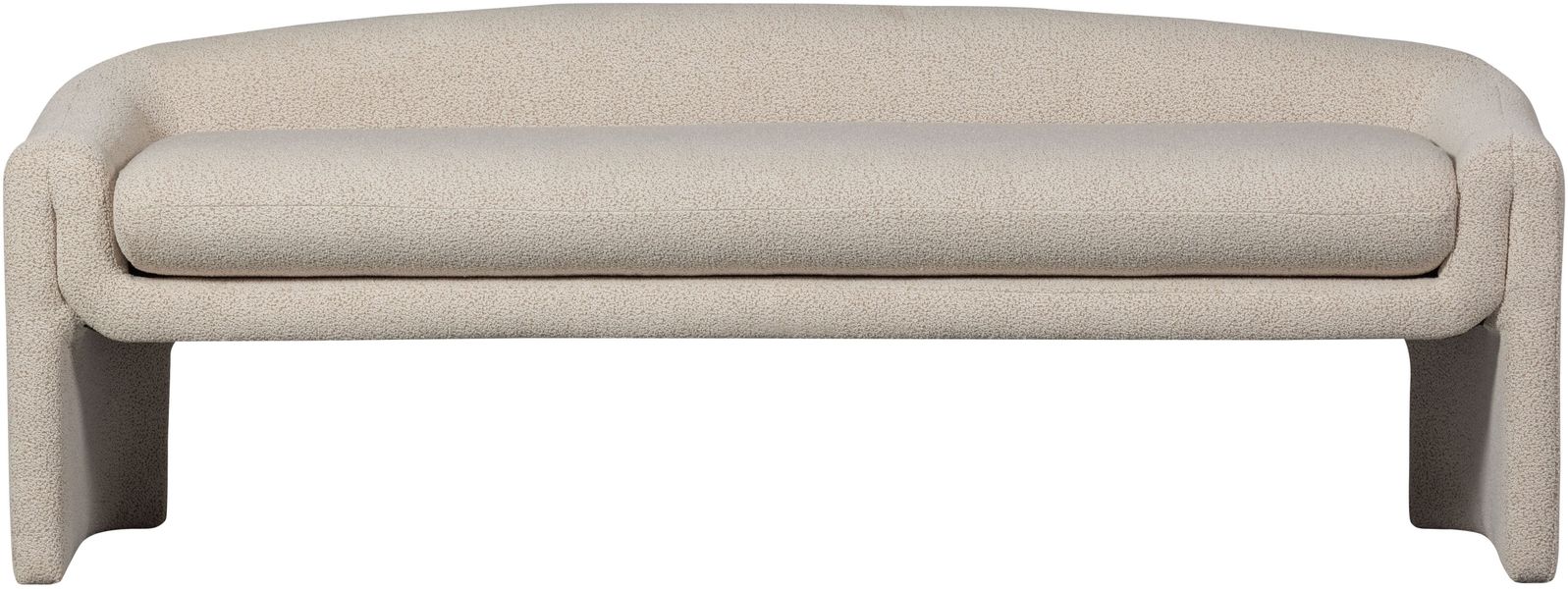 WOOOD Sitzbank "Zone" Esszimmerbank, grob gewebten Stoff, Breite 160 cm günstig online kaufen