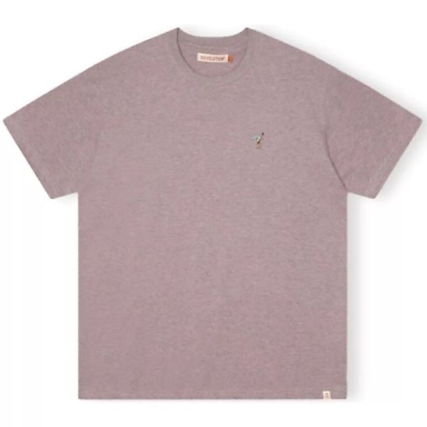 Revolution  T-Shirts & Poloshirts T-Shirt Loose 1366 GIR - Purple Melange günstig online kaufen