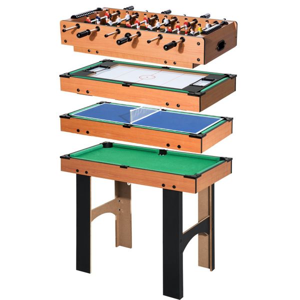 HOMCOM Spieltisch 4-in-1 Multispieltisch, (Multifunktionstisch, 1-tlg), günstig online kaufen