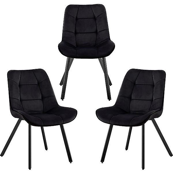 TRISENS Polsterstuhl Iris (Set, 3 St), günstig online kaufen