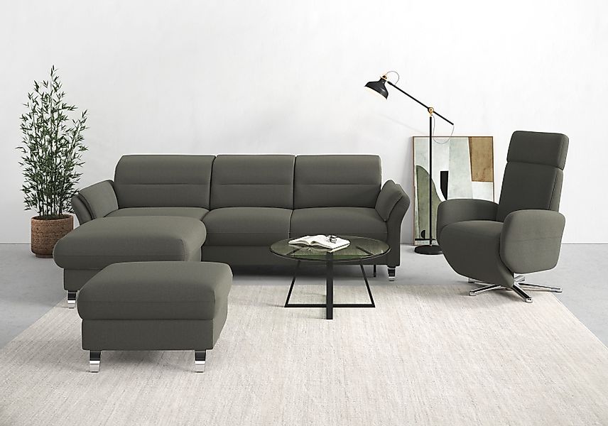 sit&more Ecksofa Grenoble L-Form mit Federkern, günstig online kaufen