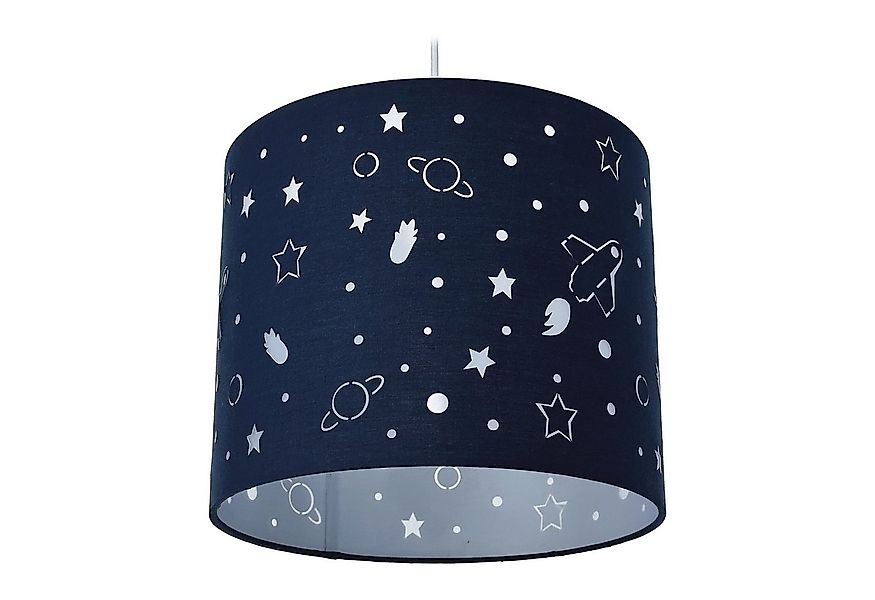 relaxdays Hängeleuchte Hängelampe Kinderzimmer Weltraum-Design günstig online kaufen