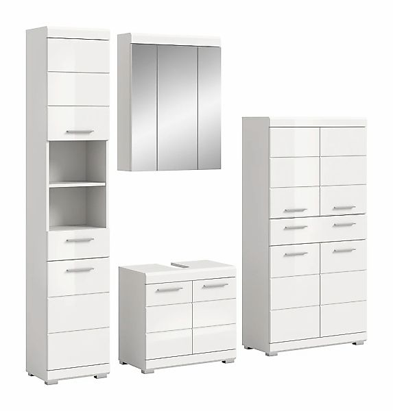 welltime Badmöbel-Set "Siena, 4 teilig, bestehend aus:" Set, TOPSELLER, 4 S günstig online kaufen