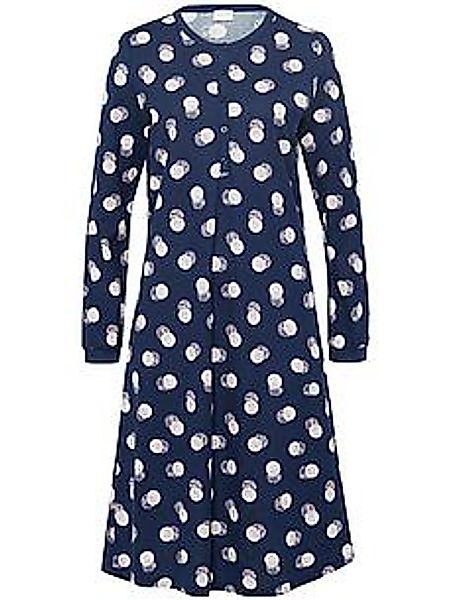 Mey Nachthemd "Scribbled Dots" Ohne Taschen Länge in Größe 38: circa 110 cm günstig online kaufen