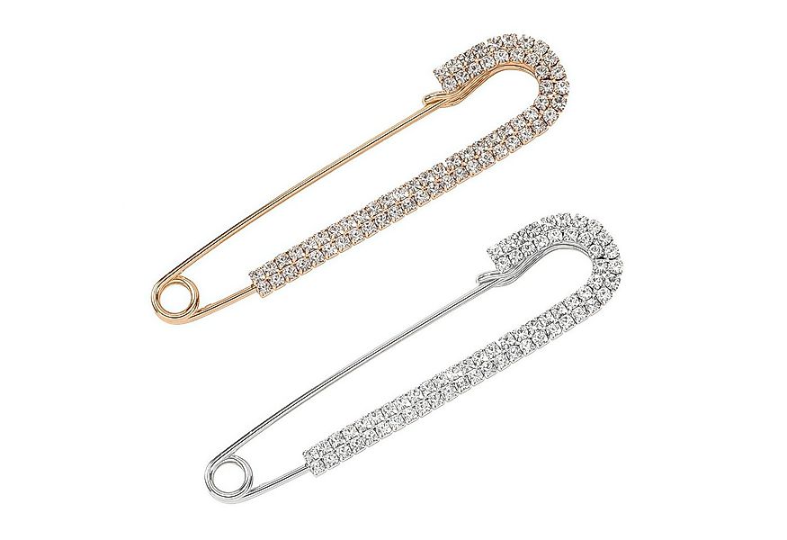 FOUORTUNATE-BEE Brosche 2er-Set Damen-Broschen mit Kristallen – modisches O günstig online kaufen