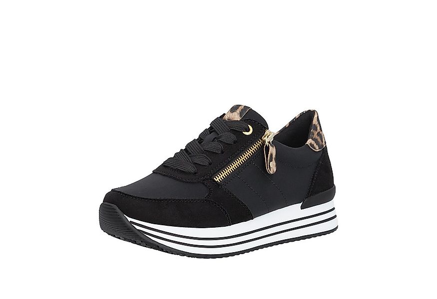 Remonte Plateausneaker Freizeitschuh, Halbschuh, Schnürer mit seitlichem Re günstig online kaufen