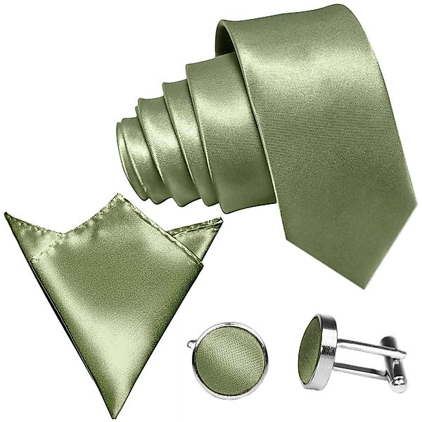 GASSANI Krawatte Satin Hochzeitskrawatte, Herren-Krawatte Hochzeit günstig online kaufen