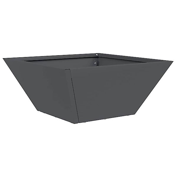 vidaXL Blumentopf Garten Schüssel Pflanzer Anthrazit günstig online kaufen