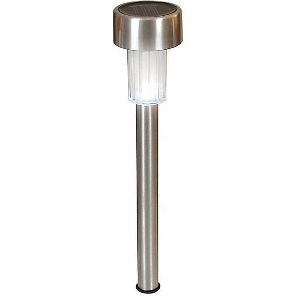 Näve LED-Solar-Erdspieß IP44 Silber 16er-Set 36 cm günstig online kaufen