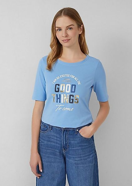 s.Oliver Kurzarmshirt T-Shirt T-Shirt im Slim Fit mit Artwork günstig online kaufen