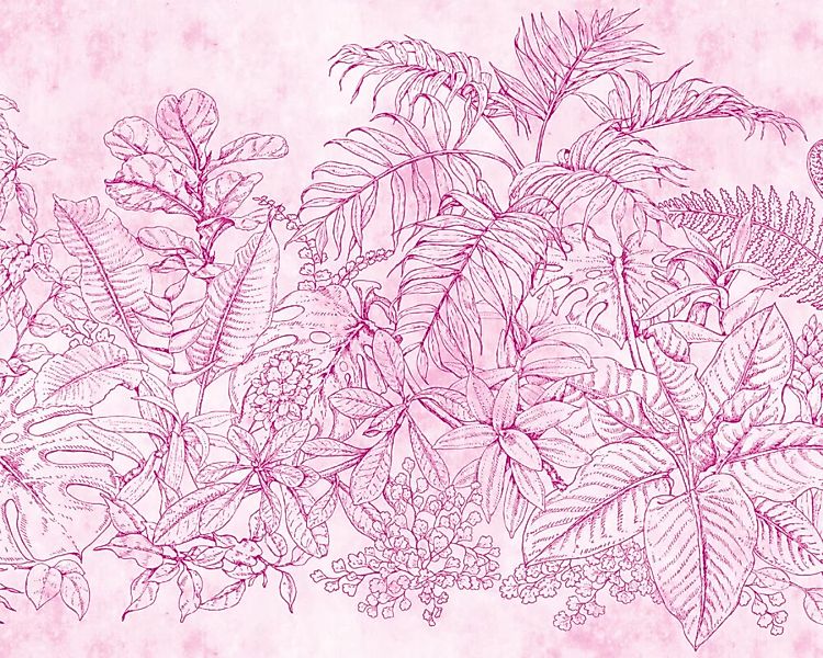 Fototapete "fern garden 2" 5,00x2,70 m / Glattvlies Perlmutt günstig online kaufen