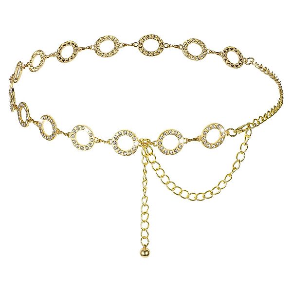 RWEUOQ Kettengürtel Taillenkette Kettengürtel,mit kleinen runden günstig online kaufen