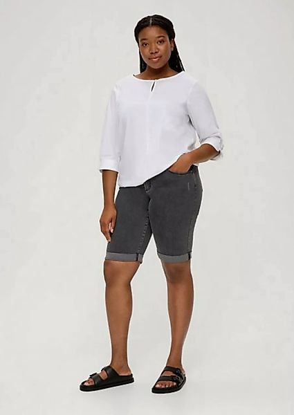 TRIANGLE Jeansshorts Jeans-Shorts / Regular Fit / Mid Rise / Slim Leg Label günstig online kaufen
