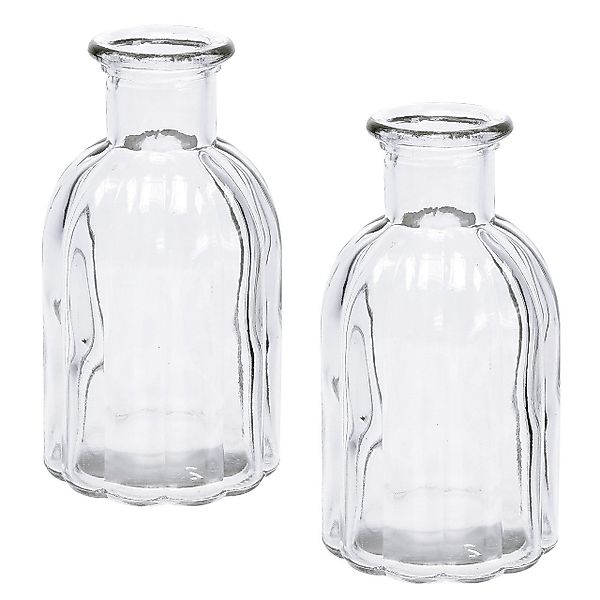 Viana Tischvase Mini Glasflasche Vase klar günstig online kaufen