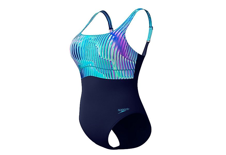 Speedo Badeanzug Contour Eclipse Shaping Schwimmanzug mit verstellbaren Trä günstig online kaufen