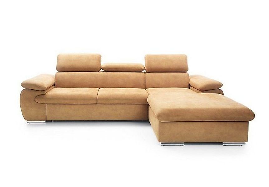 JVmoebel Ecksofa Ecksofa L-form Schlafsofa Ecksofa Eckcouch Bettkasten Sofa günstig online kaufen