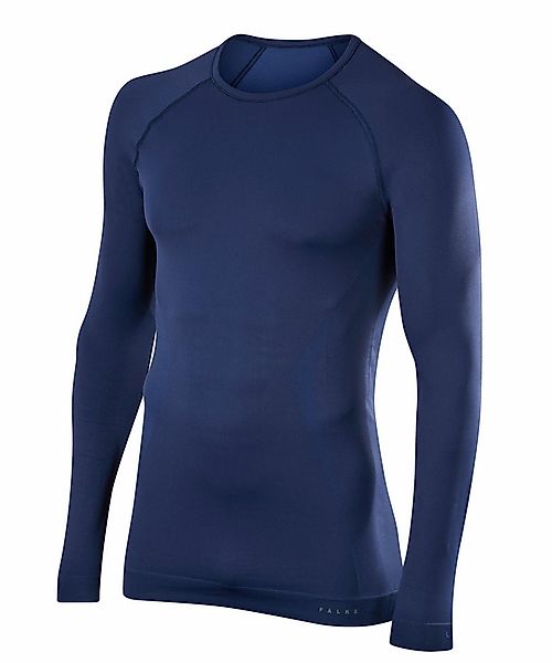 FALKE Herren Langarmshirt Maximum Warm, XXL, Blau, Uni, 33541-617706 günstig online kaufen
