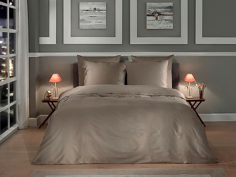 Heckett and Lane Bettwäsche Punto, Mako-Satin, günstig online kaufen
