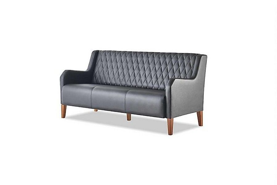 JVmoebel 3-Sitzer Ledersofa Sofa 3-Sitzer Schwarz Sitzmöbel Modern Leder Ho günstig online kaufen