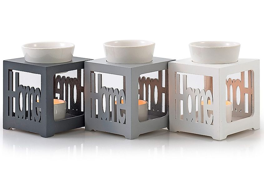 Levandeo® Duftlampe, Duftlampe weiß Home Keramik günstig online kaufen