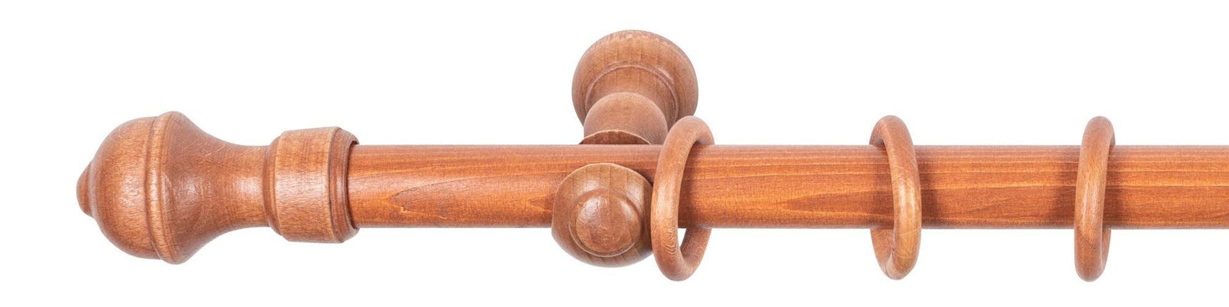 SN DECO GROUP Gardinenstange "Ares" 1 läufig-läufig Fixmaß 28 mm, Holz, ver günstig online kaufen