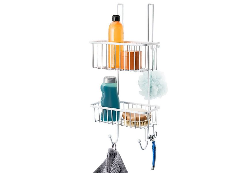 bremermann Duschregal zum Einhängen, 2 Körbe in weiß günstig online kaufen