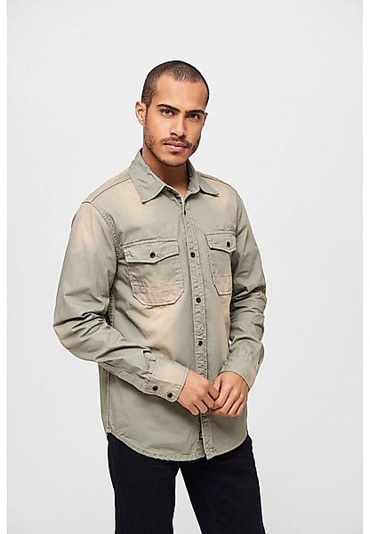 Brandit Langarmhemd Brandit Herren Hardee Denim Shirt (1-tlg) günstig online kaufen