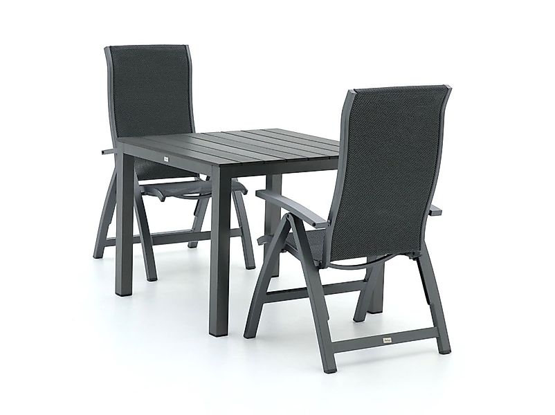 Bellagio Fermo/Fidenza 90 cm Gartenmöbel-Set 3-teilig verstellbar günstig online kaufen